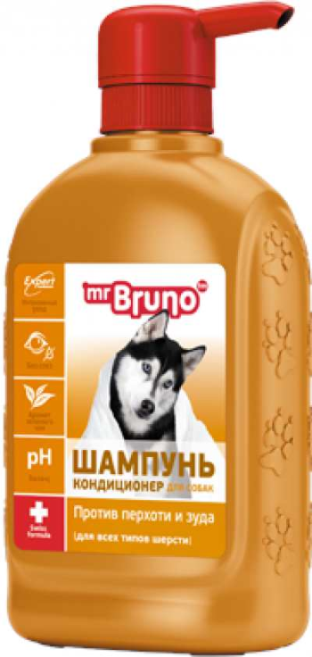 Шампунь для собак Mr. Bruno №15 против перхоти и зуда 350мл