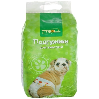 Подгузники для собак и кошек Triol (Триол) M 7-16кг 12шт