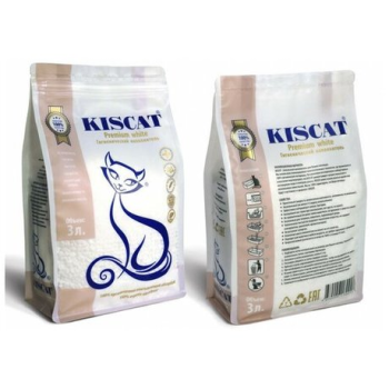 Наполнитель КИСКЭТ (Kiscat) Premium White Micro 3,5л 