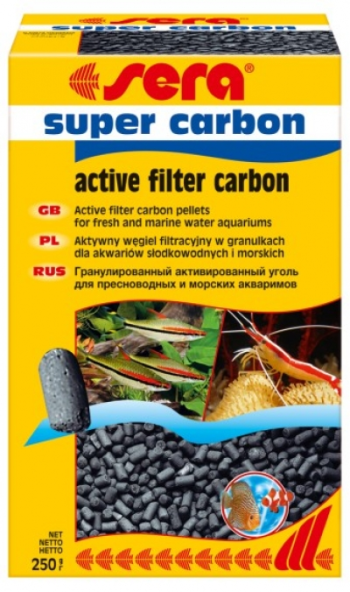 Уголь для аквариума Sera Super Carbon 250гр