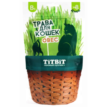 Травка для кошек TitBit (Титбит) Овёс 60гр